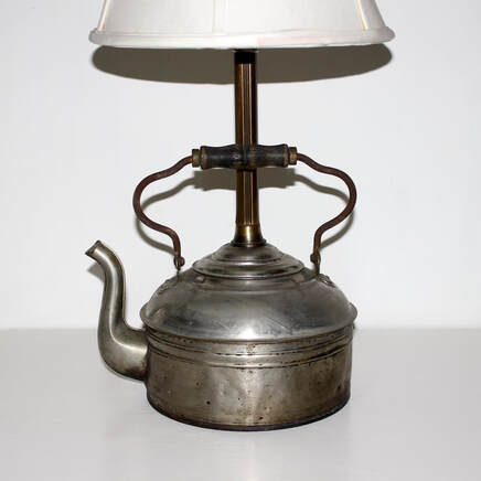 Vintage Kettle Lamp