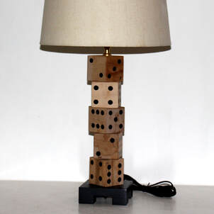Handcrafted Dice Lamp